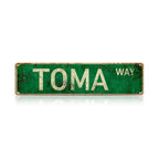 Toma Way Metallschild | Garten- & Terrassendeko