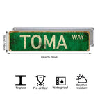 Toma Way Metallschild | Garten- & Terrassendeko