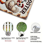 An Old Rooster and a Cute Chick Live Here Metallschild | Bar & Pub Deko